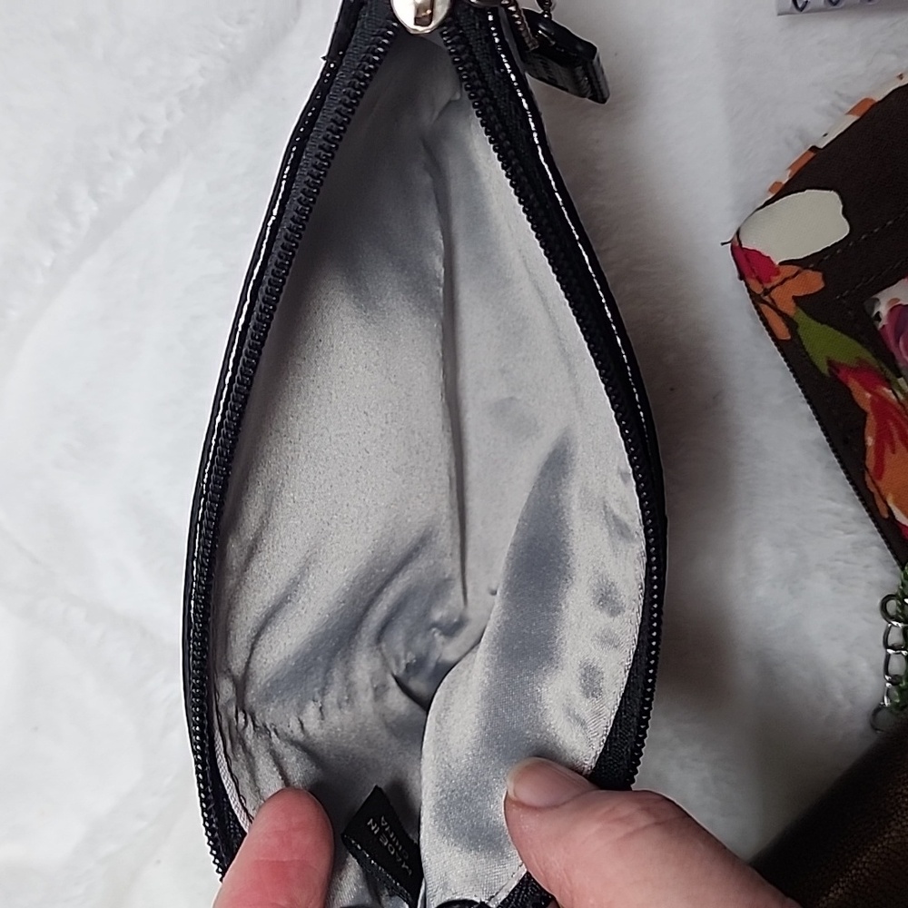 Vintage Coach Poppy Satin Fabric Wristlet - Picture 5 of 8